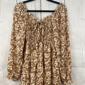 Floral print dress